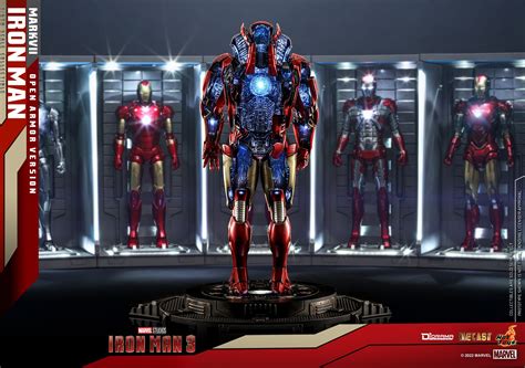 Hot Toys Ds004d51 Iron Man 3 Iron Man Mark Vii Open Armor Version Marvelous Toys