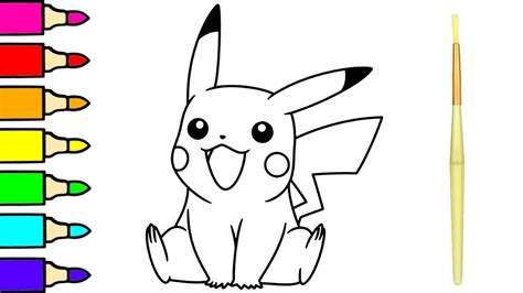 Cute Baby Pikachu Drawings