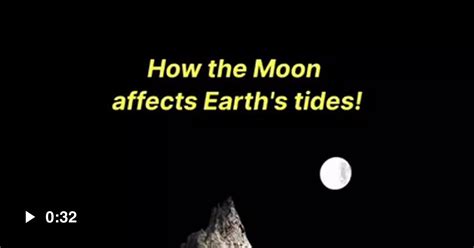 How the mood effects Earth's tides. - 9GAG