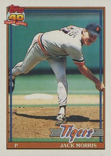 Topps Jack Morris Baseball Vcp Price Guide