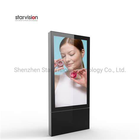 Inch Floor Standing Vertical Interactive Digital Signage Totem Lcd