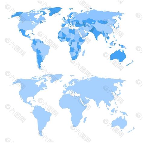 世界地图矢量素材免费下载 图片编号 1932108 六图网