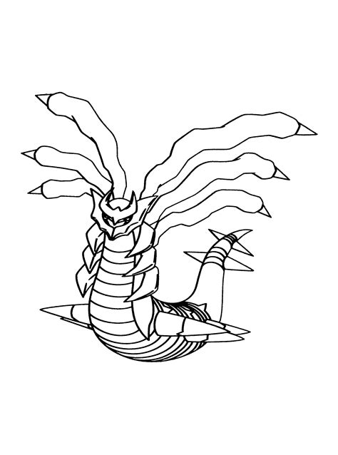 Classique Coloriage Pokemon Legendaire Giratina Photos Idee De