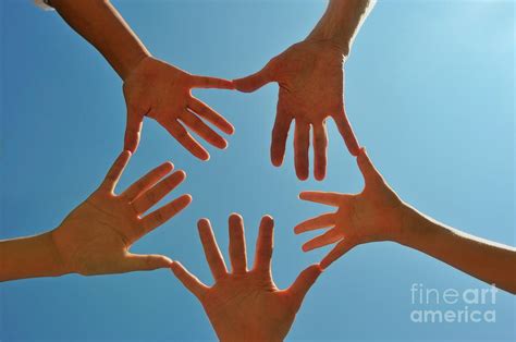 Hands In Circle Palms Upward Photograph By Sami Sarkis Fine Art America