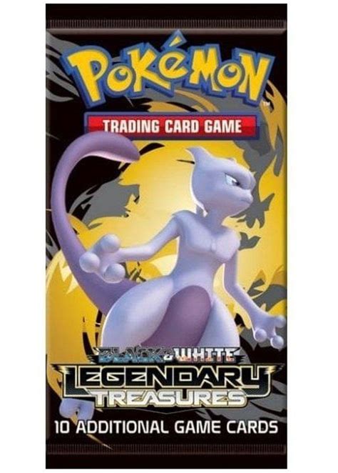 B W Legendary Treasures Booster Pack Mewtwo Pack Art