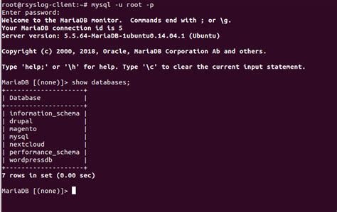 Mysql List Databases Show All Dbs And Tables Commands