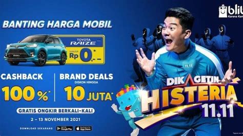 Harbolnas Blibli 11 11 Dapatkan Cashback 10 Juta Midnite Sale Hingga