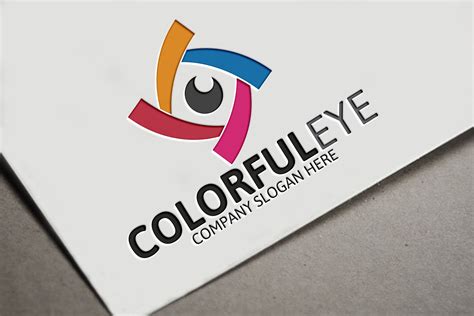 Colorful Eye Logo | Branding & Logo Templates ~ Creative Market