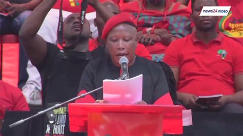 Julius Malema Launches Effs Manifesto Youtube