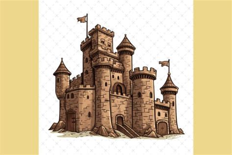 Castle Image Clipart Graphic by Creative Kim Designs · Creative Fabrica