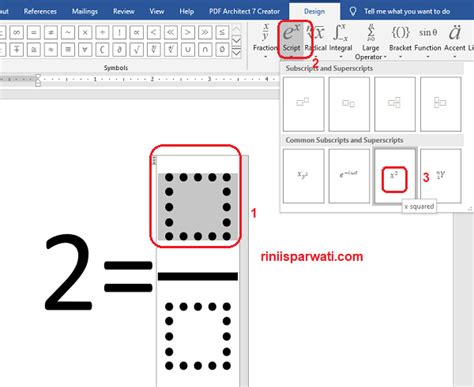 Cara Membuat Pangkat Di Word Baik Atas Maupun Bawah Termudah