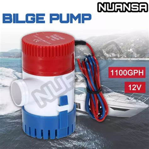 Jual Pompa Air Elektrik Bilge Pump Dc V Gph Submersible Celup