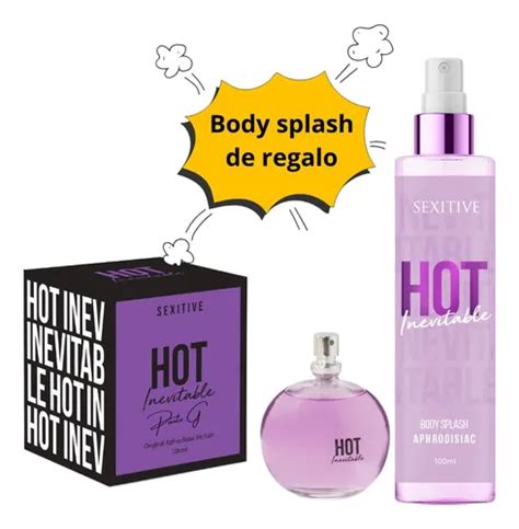 Perfume Sexitive Hot Inevitable Body Splash De Regalo Envío gratis