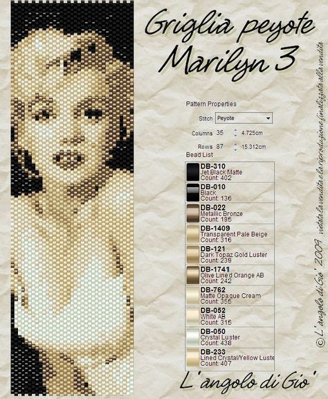 Schemi Marilyn In Pdf Schema Guide Per Creare Collane Punto Croce