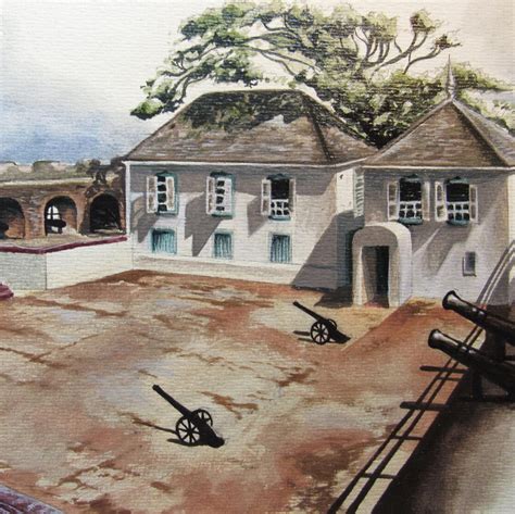 Fort Charles Port Royal Jamaica C 1655 Repost From