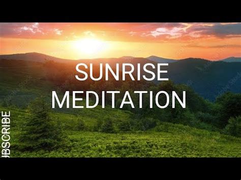 Sunrise Meditation Vijayi Meditation Ll Sunrise Relaxing