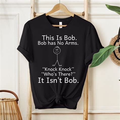 This Is Bob Bob Has No Arms Knock Knock Who S There It Etsy