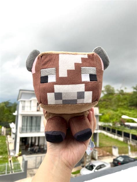 Minecraft Cow Plush, Hobbies & Toys, Toys & Games on Carousell