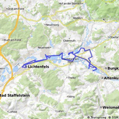 Radwege Und Routen In Und Um Burgkunstadt Bikemap Deine Radrouten