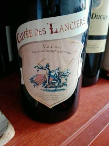 Paul Sapin Cuv E Des Lanciers Rouge Vivino Us