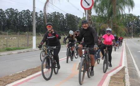 Passeios Cicl Sticos Marcam Inaugura O Das Novas Ciclovias De Jacare