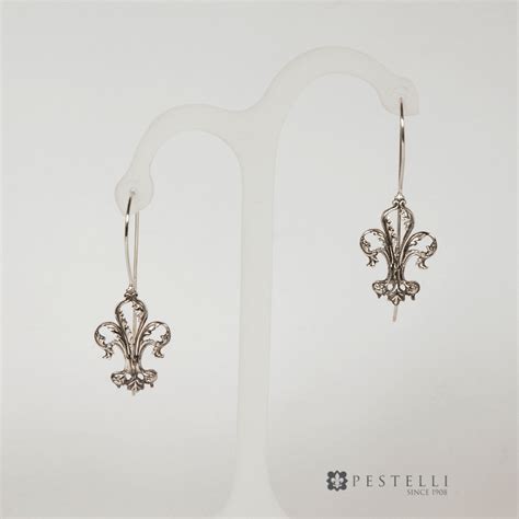 Orecchini Giglio di Firenze III - Pestelli Creazioni