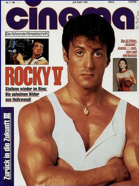 Sylvester Stallone Cinema Magazine [germany] July 1990 Actrice