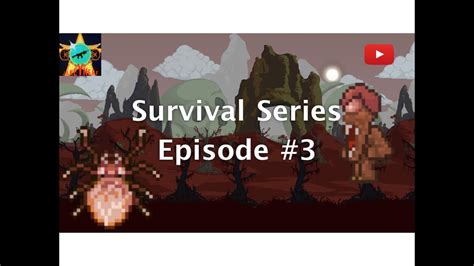 Blood Crawlers And Face Monsters Terraria Survival Series Episode 3