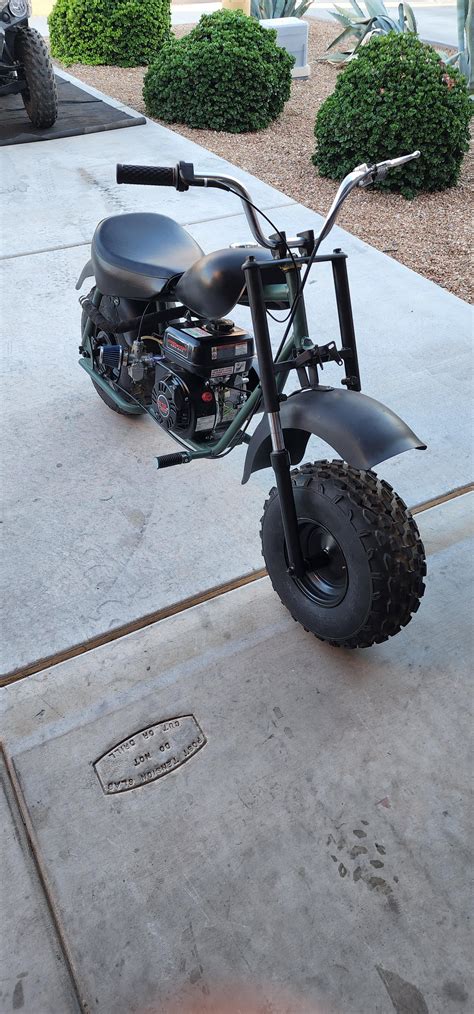 finally got around to putting this baja back together. : r/minibikes