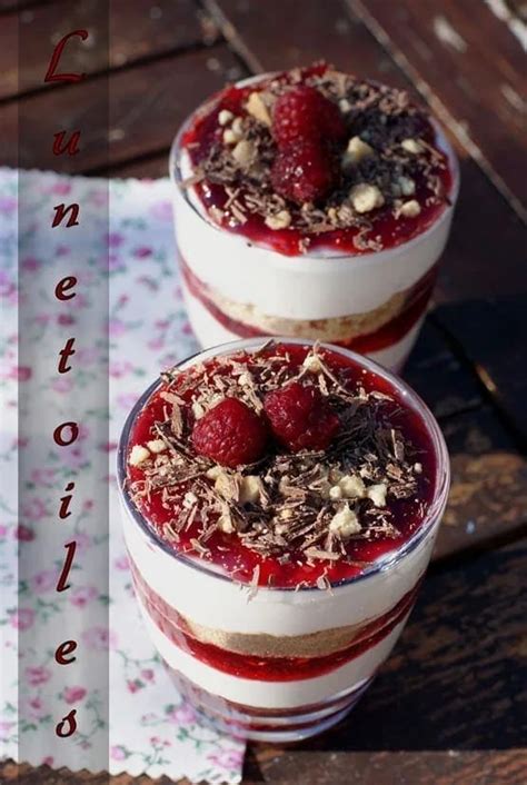 Verrine Cheesecake Framboise Sans Cuisson Amour De Cuisine