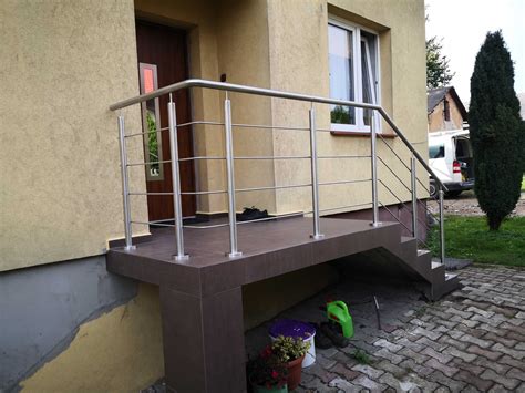 Balustrada Barierka Nierdzewna Balkon Francuski Zabezpieczenie Inox