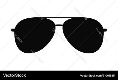 Black glasses Royalty Free Vector Image - VectorStock