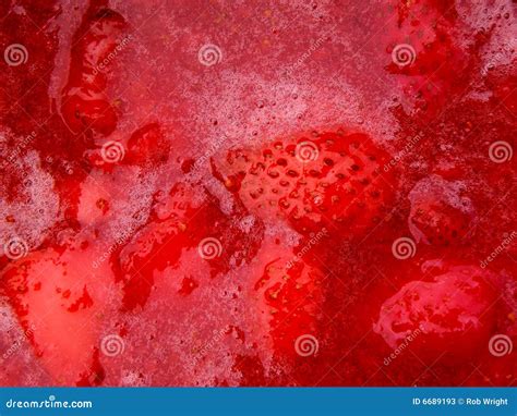 Strawberries in syrup stock image. Image of food, syrup - 6689193