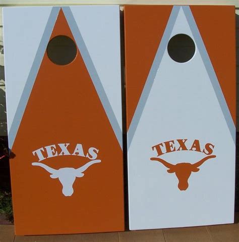 Hand Painted Texas Longhorn Cornhole Boards By Mkhew2 On Etsy 210 00