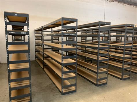 Open Rivet Shelving Warehouse Rack And Shelf