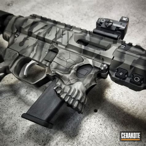 Ar 15 Coated In A Cerakote Riptile Camo Finish By Web User Cerakote