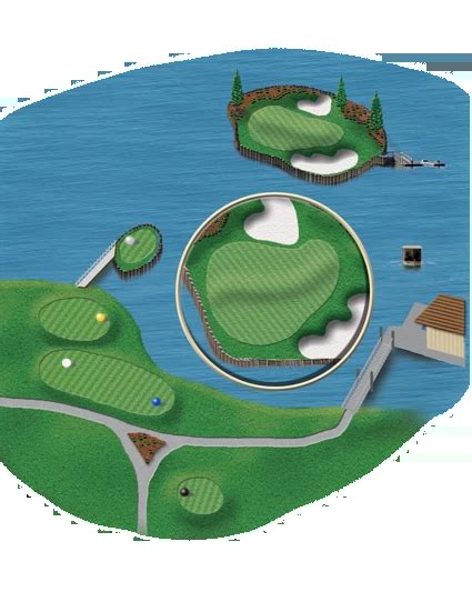 The Floating Green at The Coeur d'Alene Resort Golf Course