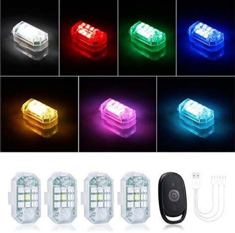 Amazon Lecart Wireless Led Anti Collision Lights With Remote