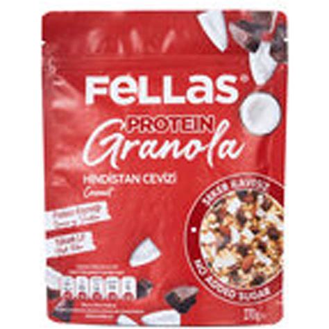 Fellas Hindistan Cevizi Ve Kakaolu Protein Granola Gr Fiyat