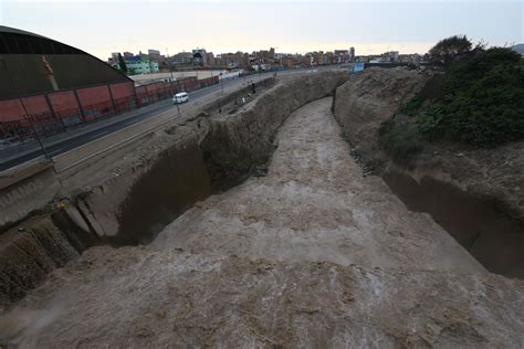 Atención El Rio Rímac Incrementa Su Caudal Galería Fotográfica