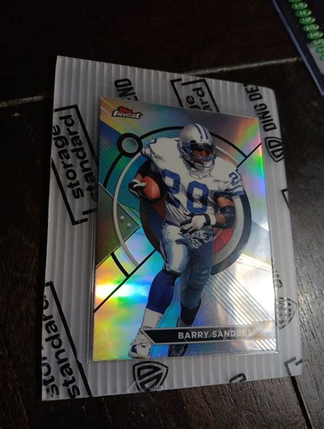 2024 Topps Composite Football Topps Finest Silver Barry Sanders EBay