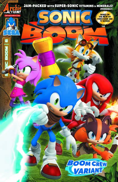 Sonic Boom Boom Crew Cover Fresh Comics