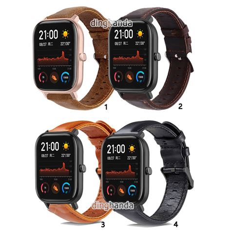 สายหนงสำหรบ Huami Amazfit GTS GTS 2e GTS2 GTS2 Mini Neo GTR 42