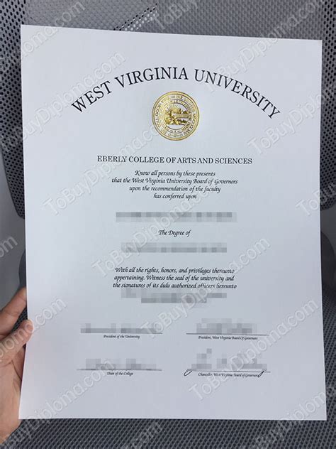 How Fast Can I Get A Fake West Virginia University Degree Wvu Diploma