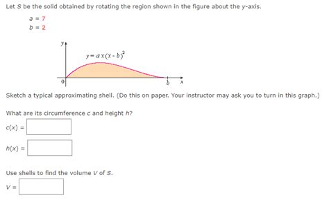 Solved Let S Be The Solid Obtained By Rotating The Region Chegg