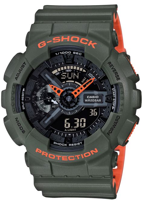 G Shock Ga 110 Layered Neon Green