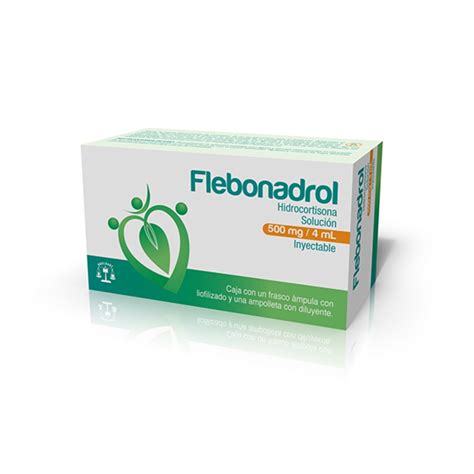 FLEBONADROL Sol Iny C 1 FCO 500 MG 4 ML DF Hedera Helix Hiedra