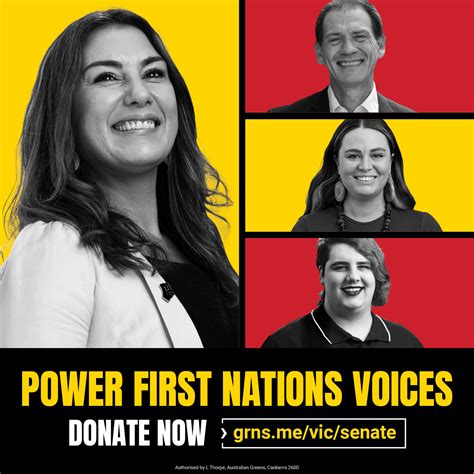 Victorian First The Greens Announce First Nations Senate Ticket