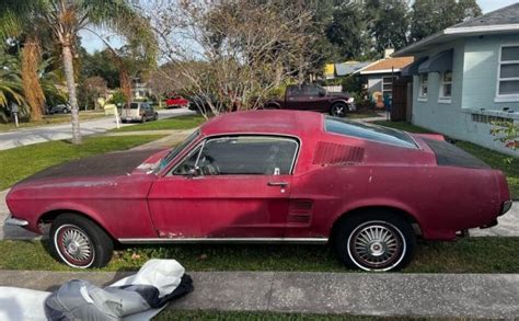 No Reserve Fastback Project 1967 Ford Mustang Barn Finds