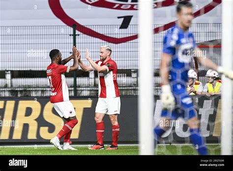 Antwerp Belgium Th Aug Antwerp S Vincent Janssen Celebrates